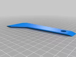 3D printer bed scraper