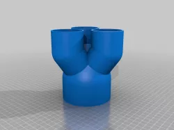 4 inch to 2 inch PVC adapter