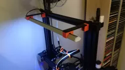 45 deg LED profile mount ender