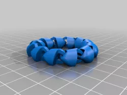 Articulated Chain Fidget Loop - 12 links
