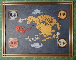 Avatar: The Last Airbender Topographic Map