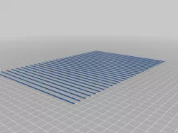 Bed Leveling Stripes CR-10 Mini