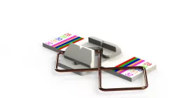 Biquad antenna bending device