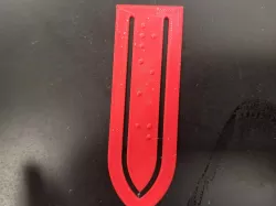 Braille Bookmark