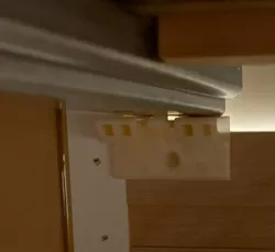 Cabinet drawer brace