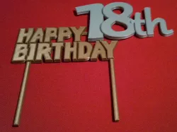 Caketopper 18th Birthday