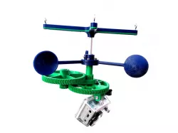 Camera rotation device for kite aerial photography with aluminium tube