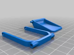 Carf P51 Mustang side rudder pedals