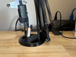 Desk Cup, Charger, & Mic Stand