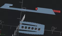 DIN Rail Clip Openscad Model