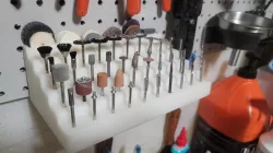 Dremel Bits Pegboard Organizer