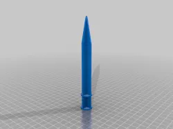 editable garden stake for outdoor solar light, etc... 