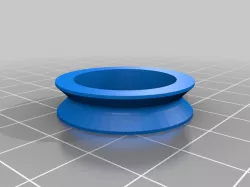 Ender 3 X-axis filament roller bracket extended with cable holder