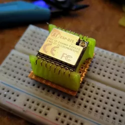 ESP07 ESP12 clip adapter for breadboard