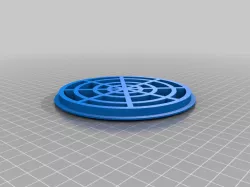 Exhaust grid for PVC pipe Diameter 125