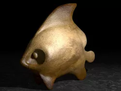 Fish sculpture decoration