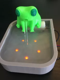 Fred the Frog Fountain