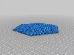 Hexagonal chainmail generator