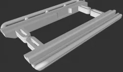 High clearance rock sliders for TRX-4 Bronco
