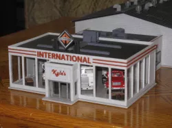 HO Scale Truck Dealership