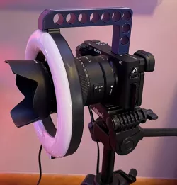 Hot Shoe Ring Light Mount