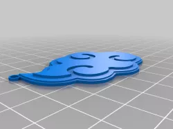 KEYCHAIN LOGO NARUTO : AKATSUKI