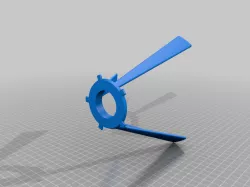 Lithophane Moon Light Stand