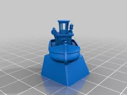  Mechanical Keyboard Keycap of 3Dbenchy Bathtub boat