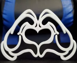 mickey mouse heart hands