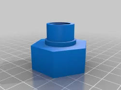 Modified Bissell Floor Attachment Nozzle
