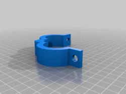 Monitor tube riser clamp