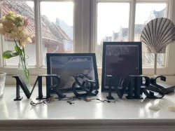 MR & MRS wedding decoration