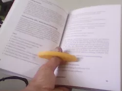 one handed book holder