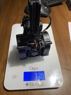 Orbiter Extruder for Jubilee using Bolt on Rapido Hotend and LGX-Lite