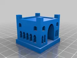 Oriental Buildings AS (6mm) for Battletech or Tabletop games