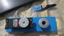 Pan & Tilt Mechanism for antenna tracker with HS-785hb servo