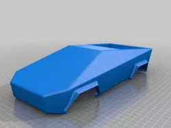 Parametric Tesla Cybertruck Body for WPL B24 Frame