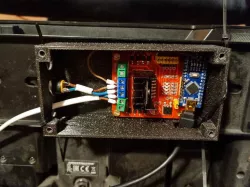 Pedal rumble electonics case