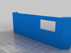 Pi4 Set top front panel w/ OLED hole  