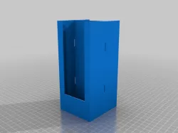 Power block telescope leg mount