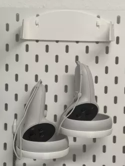 Quest 2 mount for Ikea Skadis Pegboard