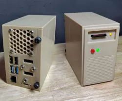 Raspberry Pi 4 case - Retro tower desktop