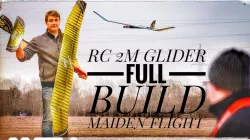 RC Glider 2M "Simple Lady" V2, Rc airplane, RC plane, DIY Balsa construction