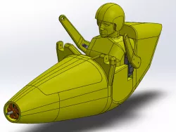 RC Paraglider Harness-Pilot