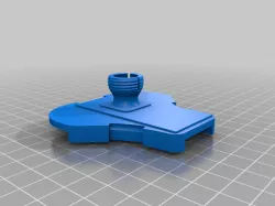 Remix of gravity phone holder, ball and socket joint.