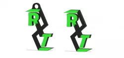 RexTech Logo Keychain