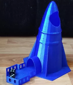 Rocket dice tower