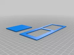 RV In wall stereo custom wall plate