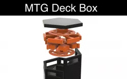 Safe Lock Commander Deck Box