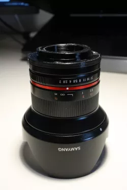Samyang 12mm f2.0 to Canon EF-M